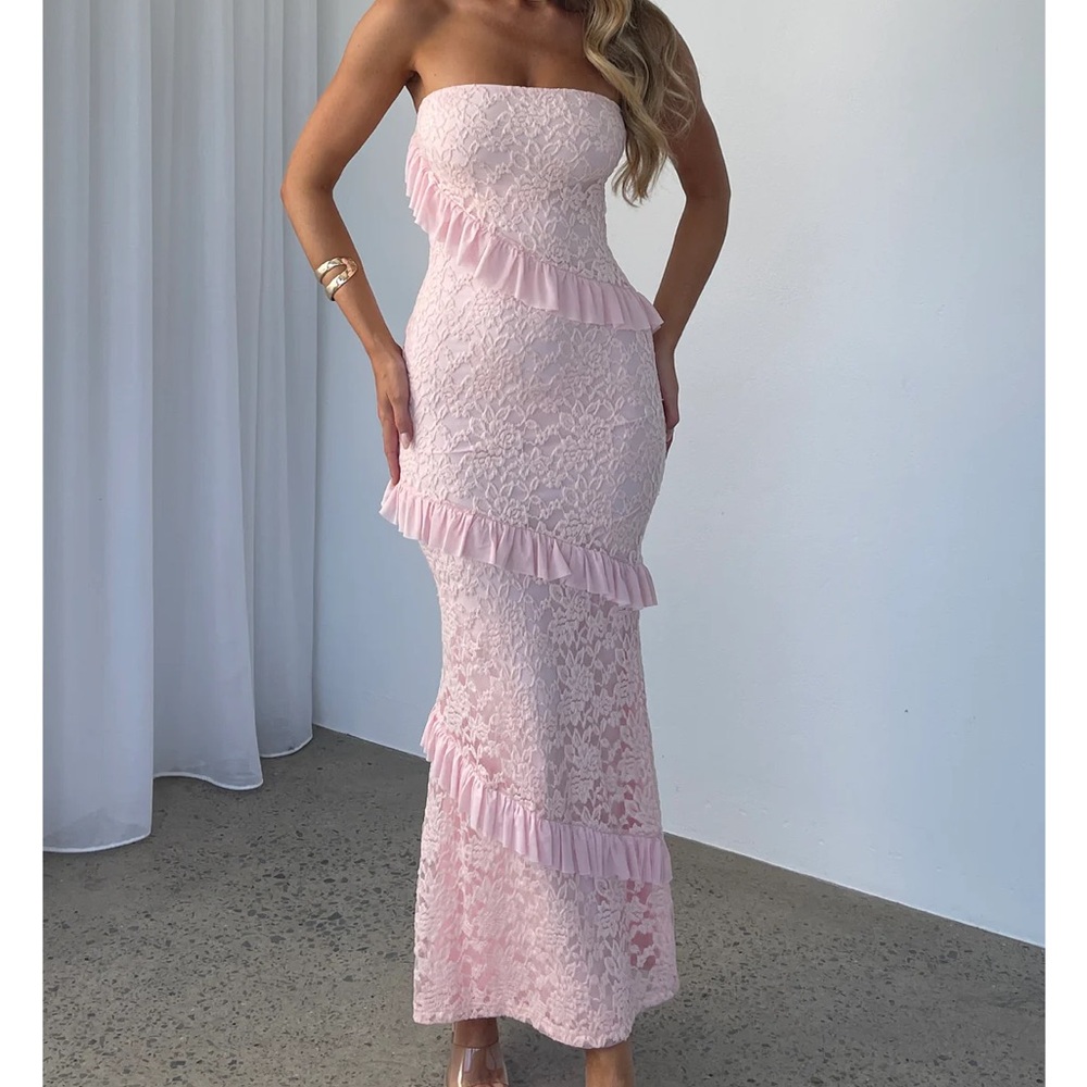 White Fox Boutique Pink Lace Intimate
